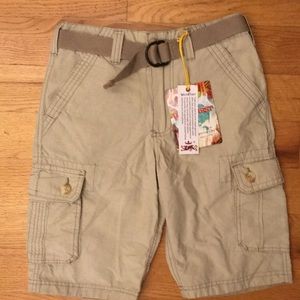 New wear first cargo shorts